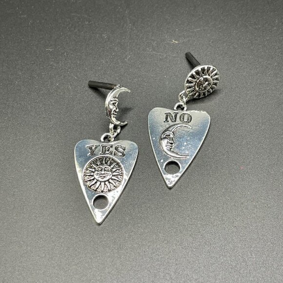 Boho Ouija Planchette Earrings #1220 - Picture 7 of 8